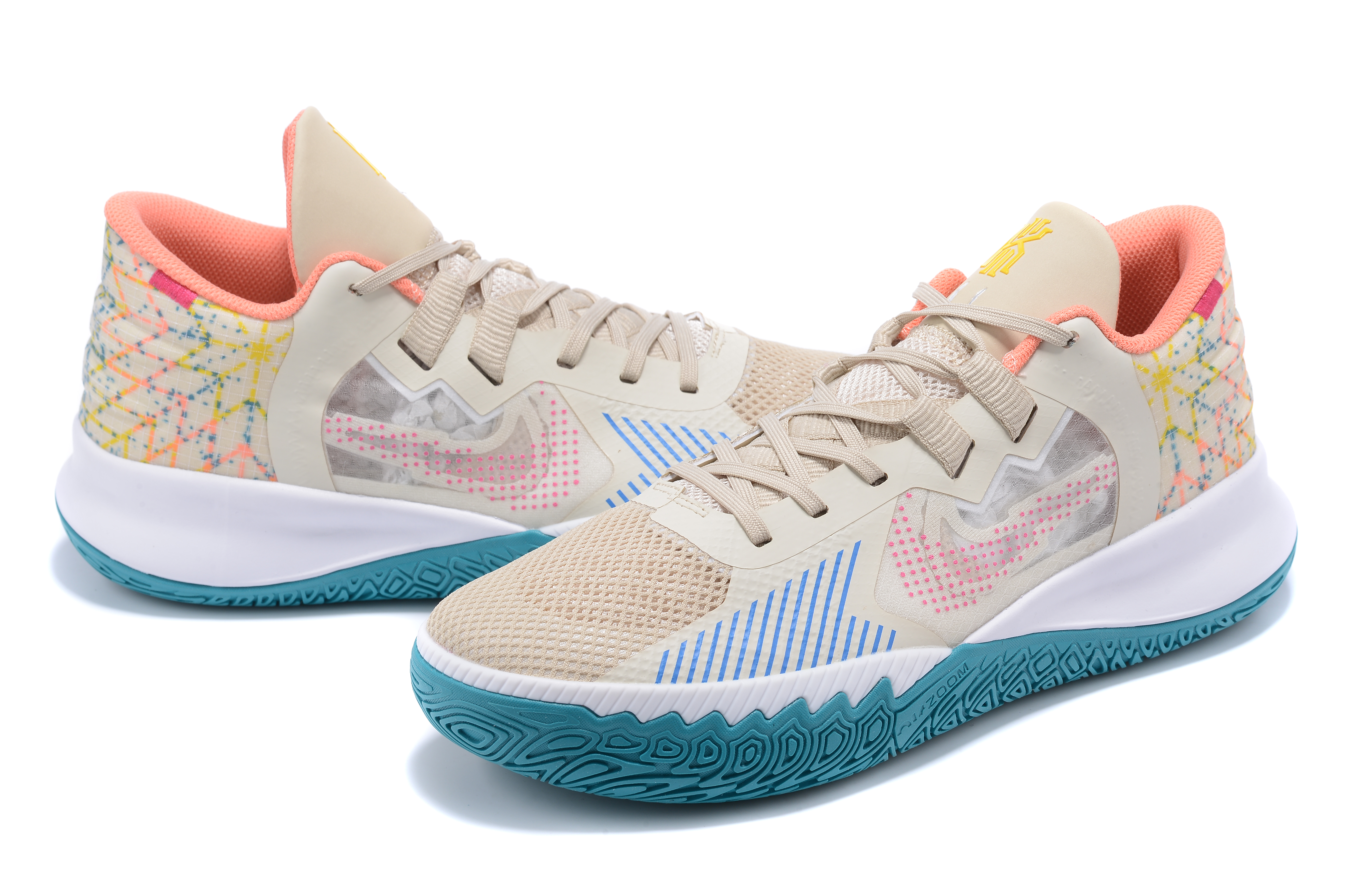 Nike Kyrie Flytrap 5 EP Yellow Blue Orange Shoes
